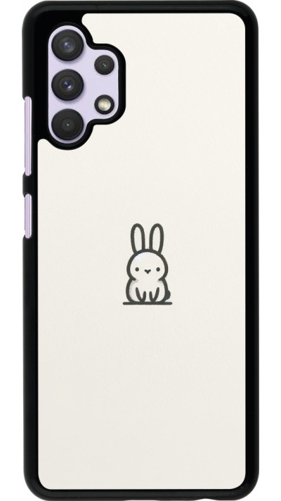Coque Samsung Galaxy A32 - Minimal bunny cutie