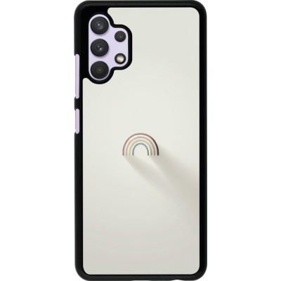 Samsung Galaxy A32 Case Hülle - Mini Regenbogen Minimal