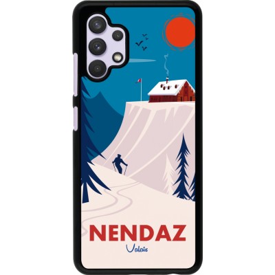 Samsung Galaxy A32 Case Hülle - Nendaz Cabane Ski