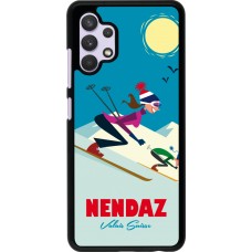 Samsung Galaxy A32 Case Hülle - Nendaz Ski Downhill