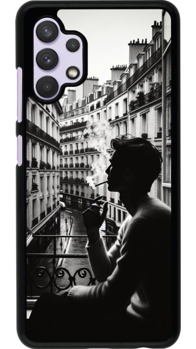 Samsung Galaxy A32 Case Hülle - Parisian Smoker