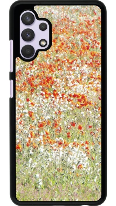Coque Samsung Galaxy A32 - Petites fleurs peinture