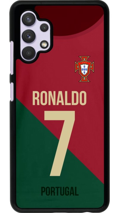 Coque Samsung Galaxy A32 - Football shirt Ronaldo Portugal