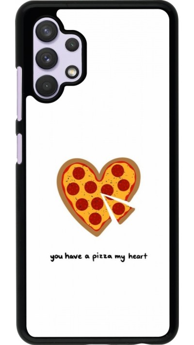 Samsung Galaxy A32 Case Hülle - Saint Valentines Day 26 You have my pizza heart