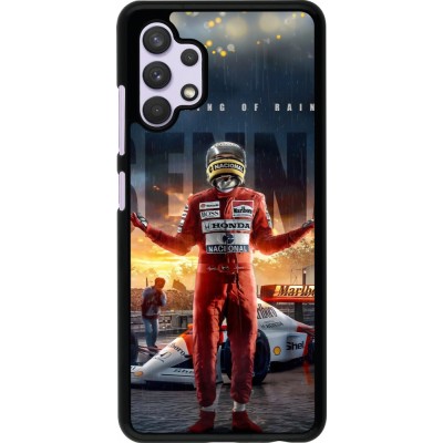 Samsung Galaxy A32 Case Hülle - Senna The King of Rain