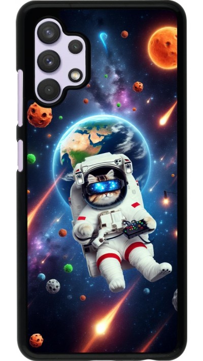 Coque Samsung Galaxy A32 - VR SpaceCat Odyssey