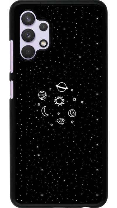 Coque Samsung Galaxy A32 - Space Doodle