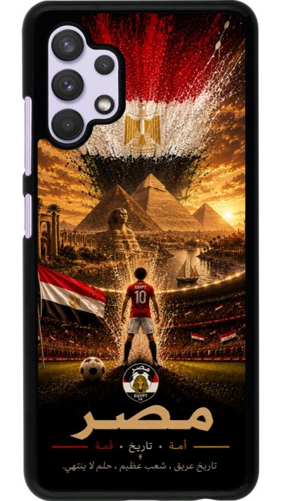 Coque Samsung Galaxy A32 - Football Égypte splash 2026