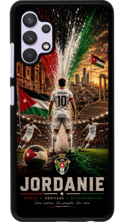 Coque Samsung Galaxy A32 - Football Jordanie splash 2026