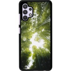 Samsung Galaxy A32 Case Hülle - Spring 23 forest blue sky