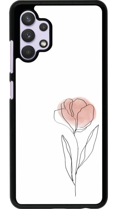 Coque Samsung Galaxy A32 - Spring 23 minimalist flower