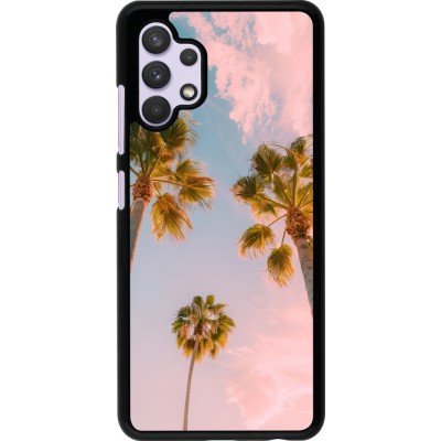 Samsung Galaxy A32 Case Hülle - Summer 2025 Palmiers