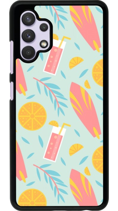 Coque Samsung Galaxy A32 - Summer 2025 Pattern citron