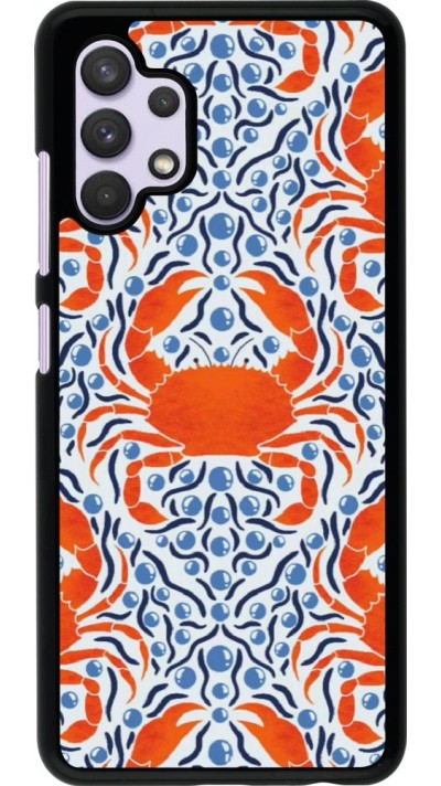 Samsung Galaxy A32 Case Hülle - Crabs and pearls Summer 2026