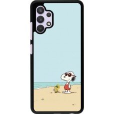 Samsung Galaxy A32 Case Hülle - Snoopy on the beach Summer 2026