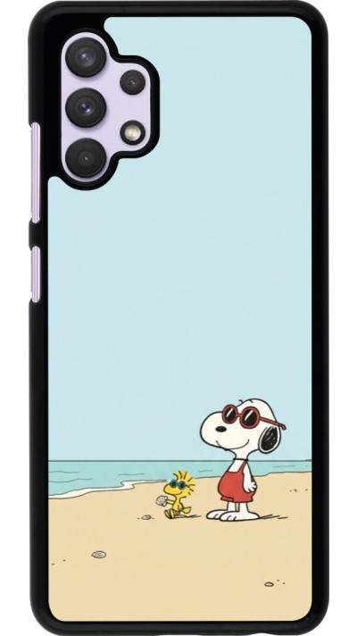 Samsung Galaxy A32 Case Hülle - Snoopy on the beach Summer 2026