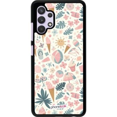 Coque Samsung Galaxy A32 - Summer Pink Pattern