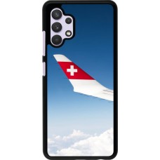 Samsung Galaxy A32 Case Hülle -  Schweizer Nationalfeiertag Sky Swiss Flag