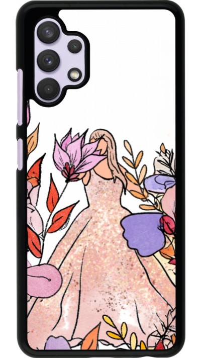 Coque Samsung Galaxy A32 - Taylor Swift Sketch - White