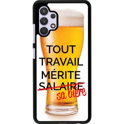 Coque Samsung Galaxy A32 - Tout travail mérite sa bière