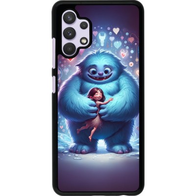 Samsung Galaxy A32 Case Hülle - Valentin 2024 Flauschige Liebe