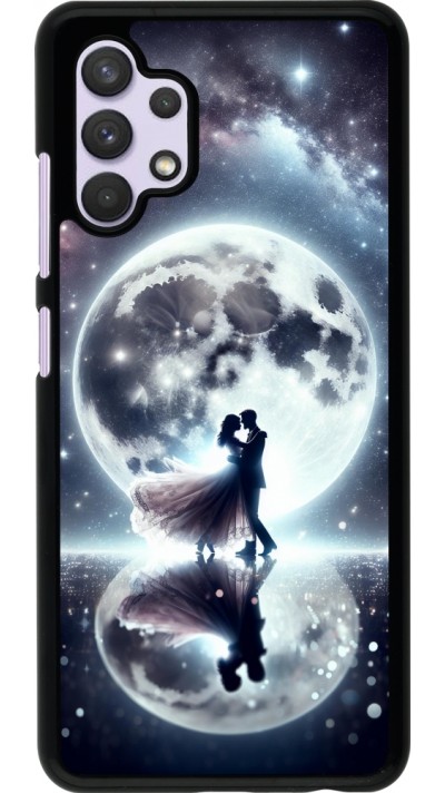 Coque Samsung Galaxy A32 - Valentine 2024 Love under the moon