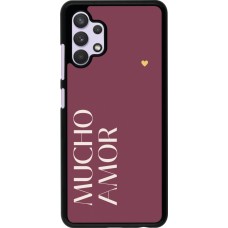 Samsung Galaxy A32 Case Hülle - Valentine 2024 mucho amor rosado