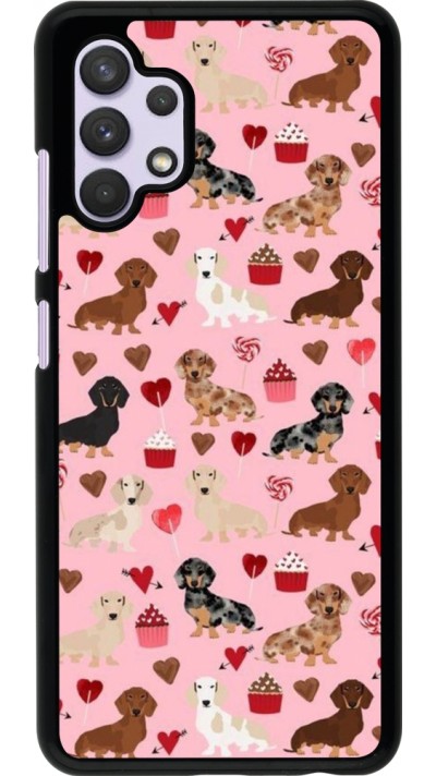 Coque Samsung Galaxy A32 - Valentine 2024 puppy love