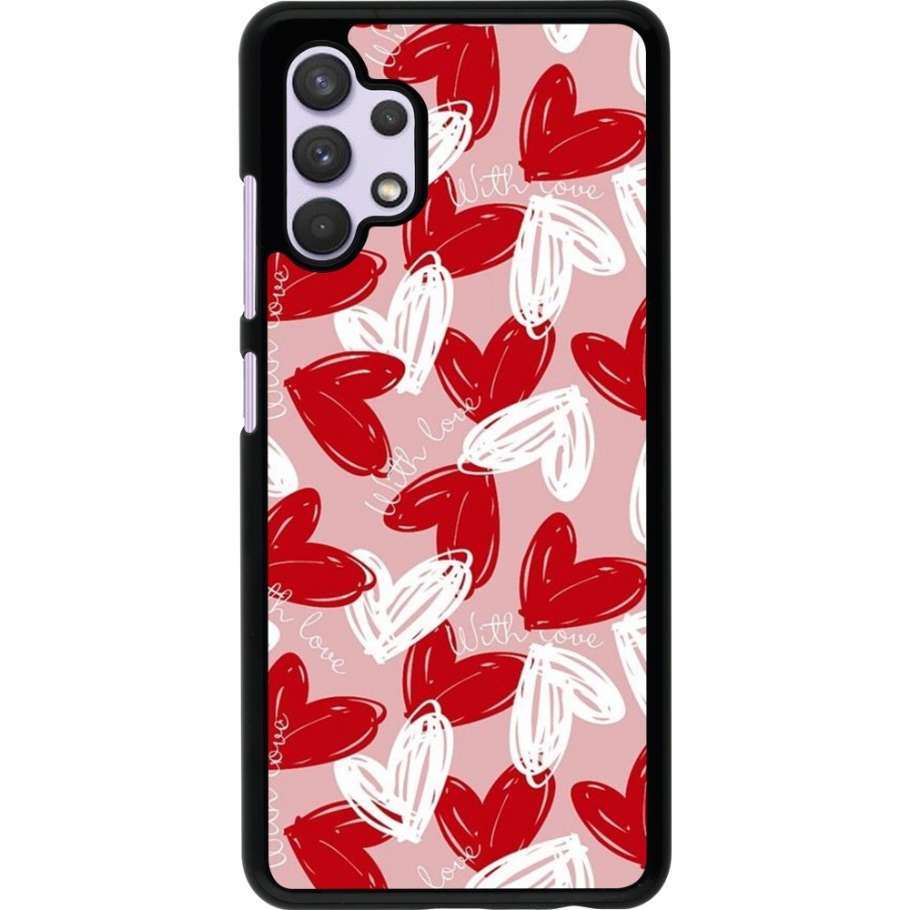 Samsung Galaxy A32 Case Hülle - Valentine 2024 with love heart