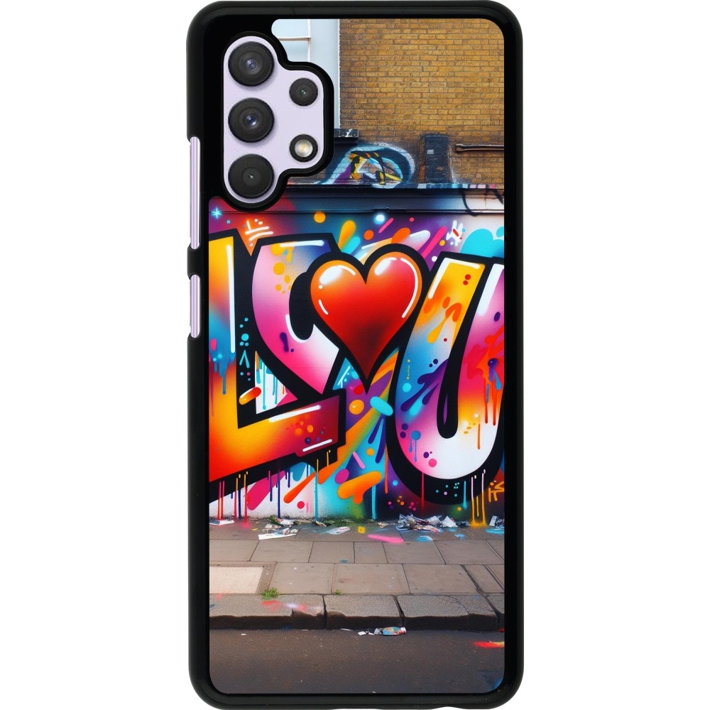 Samsung Galaxy A32 Case Hülle - Valentin 2025 Liebe U Tag