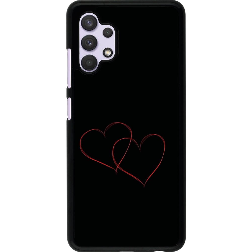 Samsung Galaxy A32 Case Hülle - Valentine 2023 attached heart
