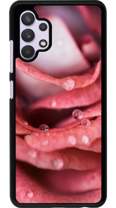 Coque Samsung Galaxy A32 - Valentine 2023 wet petals