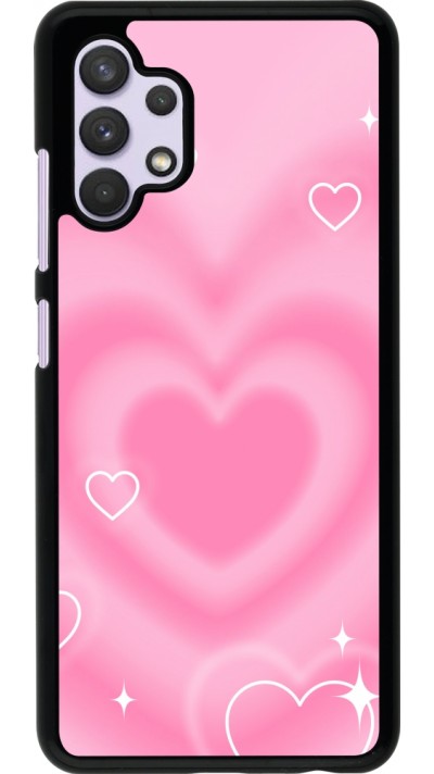 Coque Samsung Galaxy A32 - Valentine 2023 degraded pink hearts