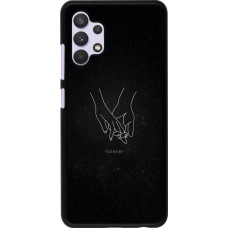 Samsung Galaxy A32 Case Hülle - Valentine 2023 hands forever