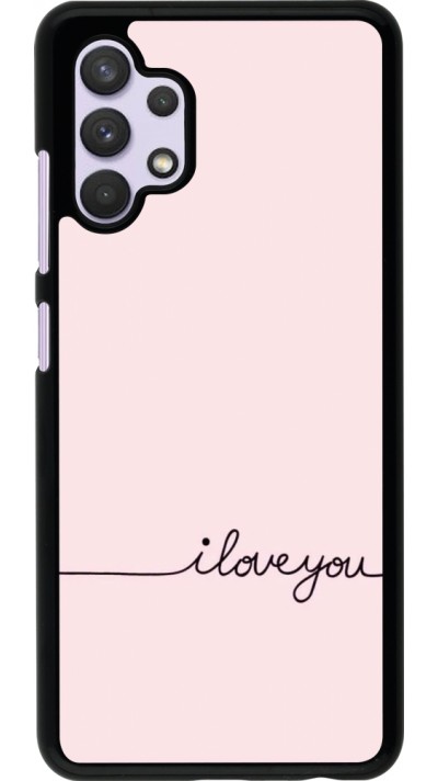 Coque Samsung Galaxy A32 - Valentine 2023 i love you writing