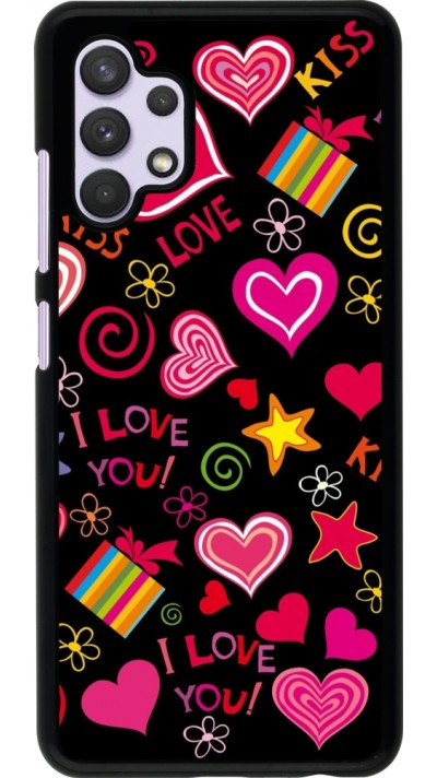 Coque Samsung Galaxy A32 - Valentine 2023 love symbols