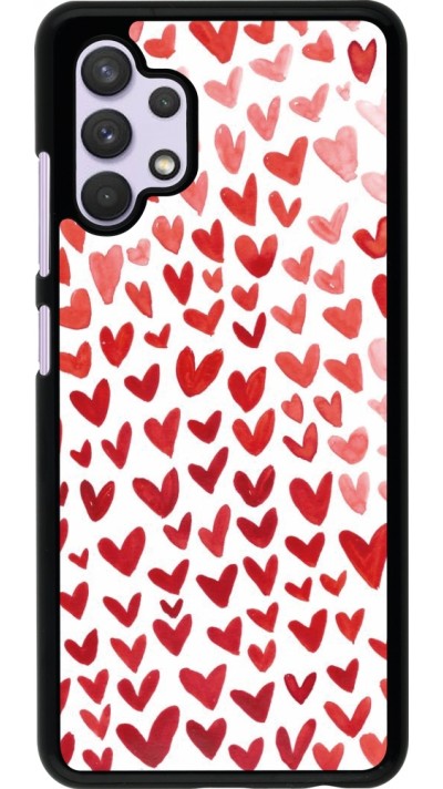 Coque Samsung Galaxy A32 - Valentine 2023 multiple red hearts