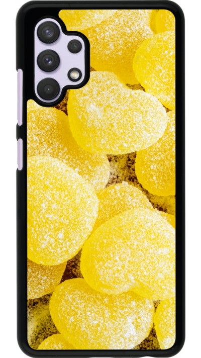 Coque Samsung Galaxy A32 - Valentine 2023 sweet yellow hearts