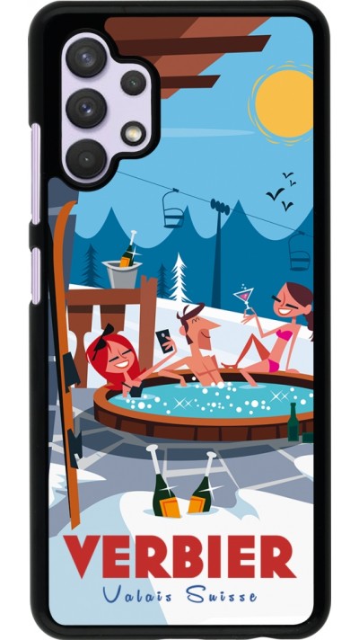 Coque Samsung Galaxy A32 - Verbier Mountain Jacuzzi