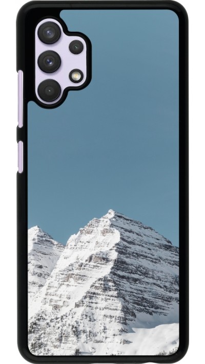 Coque Samsung Galaxy A32 - Winter 22 blue sky mountain
