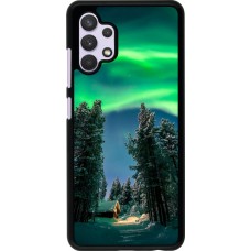 Samsung Galaxy A32 Case Hülle - Winter 22 Northern Lights