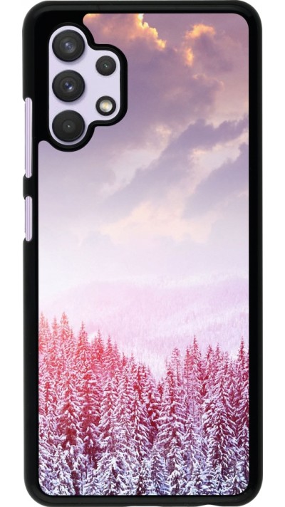 Coque Samsung Galaxy A32 - Winter 22 Pink Forest