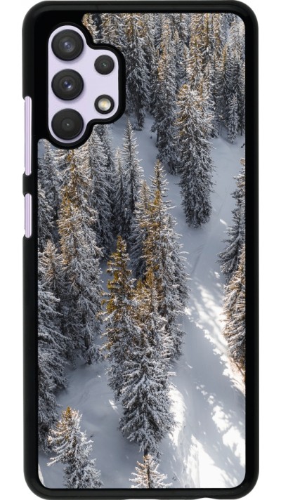 Coque Samsung Galaxy A32 - Winter 22 snowy forest