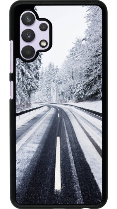 Coque Samsung Galaxy A32 - Winter 22 Snowy Road