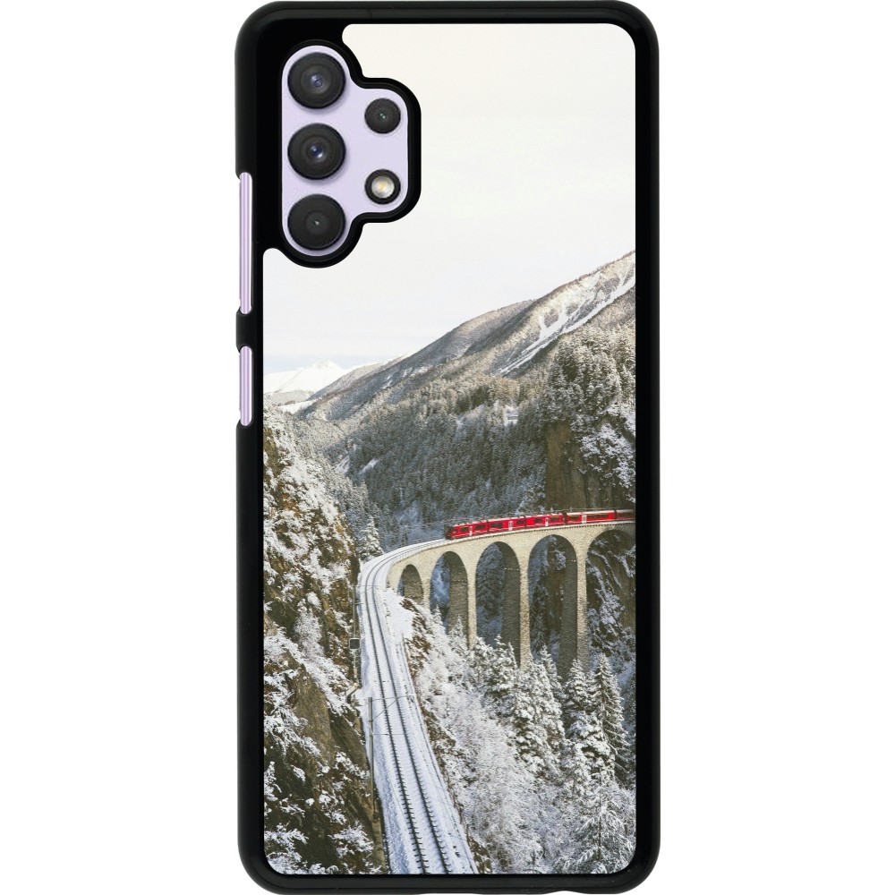 Coque Samsung Galaxy A32 - Winter 25 Winter polar express