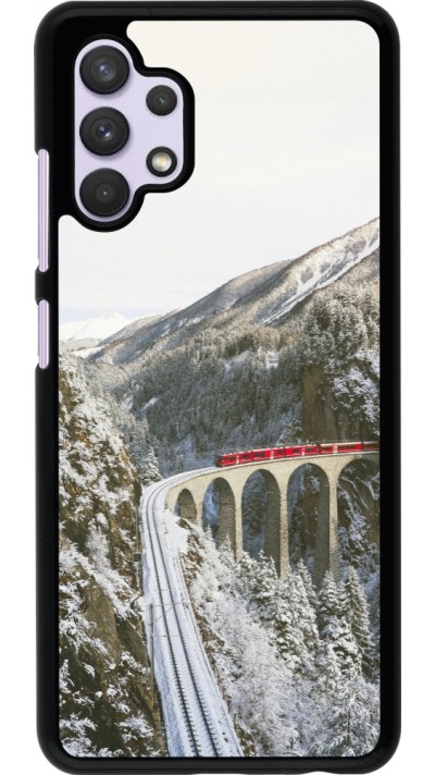Coque Samsung Galaxy A32 - Winter 25 Winter polar express