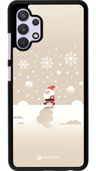 Coque Samsung Galaxy A32 - Noël 2023 Minimalist Santa