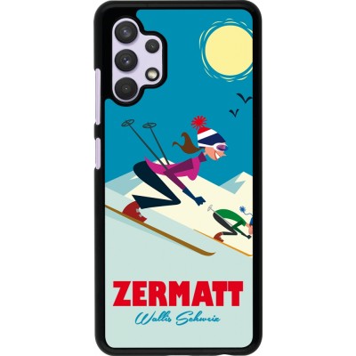 Coque Samsung Galaxy A32 - Zermatt Ski Downhill