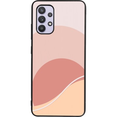 Samsung Galaxy A32 Case Hülle - Silikon schwarz Autumn 22 abstract sunrise