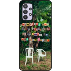 Coque Samsung Galaxy A32 - Silicone rigide noir Chairs DTMF